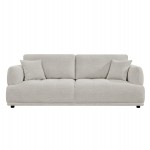 ΚΑΝΑΠΕΣ 3-ΘΕΣΙΟΣ STRUCTO HM3329.02 ΑΝΟΙΧΤΟ ΜΠΕΖ ΥΦΑΣΜΑ 227x94x88Υεκ.