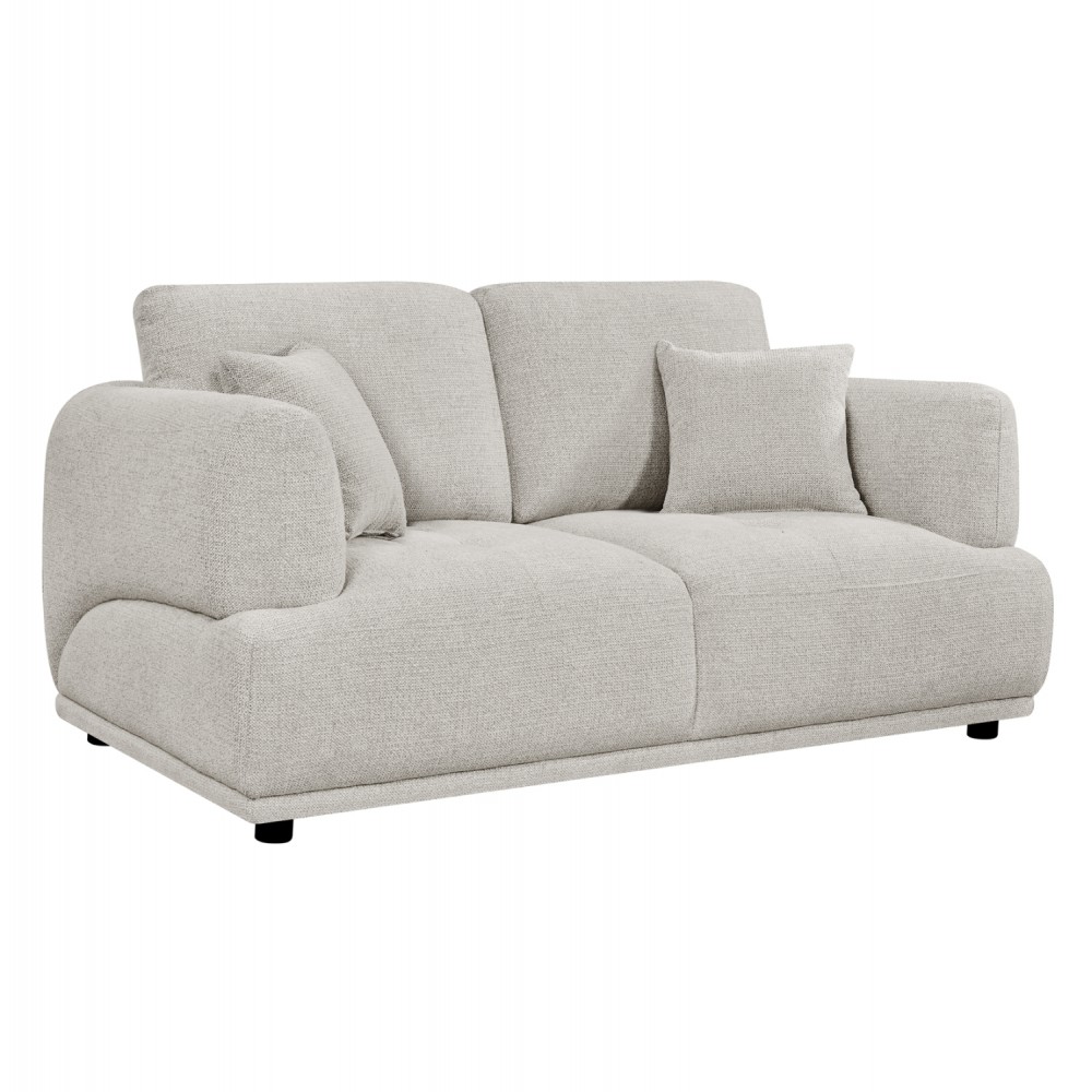 ΚΑΝΑΠΕΣ 2-ΘΕΣΙΟΣ STRUCTO HM3330.02 ΑΝΟΙΧΤΟ ΜΠΕΖ ΥΦΑΣΜΑ 168x94x88Υεκ.