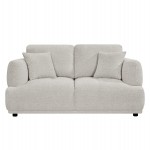 ΚΑΝΑΠΕΣ 2-ΘΕΣΙΟΣ STRUCTO HM3330.02 ΑΝΟΙΧΤΟ ΜΠΕΖ ΥΦΑΣΜΑ 168x94x88Υεκ.