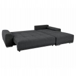 ΚΑΝΑΠΕΣ ΚΡΕΒΑΤΙ ΔΕΞΙΑ ΓΩΝΙΑ COMFYRA HM3336.01R ΓΚΡΙ ΥΦΑΣΜΑ 270x181x75Υεκ