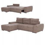 ΚΑΝΑΠΕΣ ΚΡΕΒΑΤΙ ΑΡΙΣΤΕΡΗ ΓΩΝΙΑ COMFYRA HM3336.03L ΜΠΕΖ ΥΦΑΣΜΑ 268x180x83Υεκ