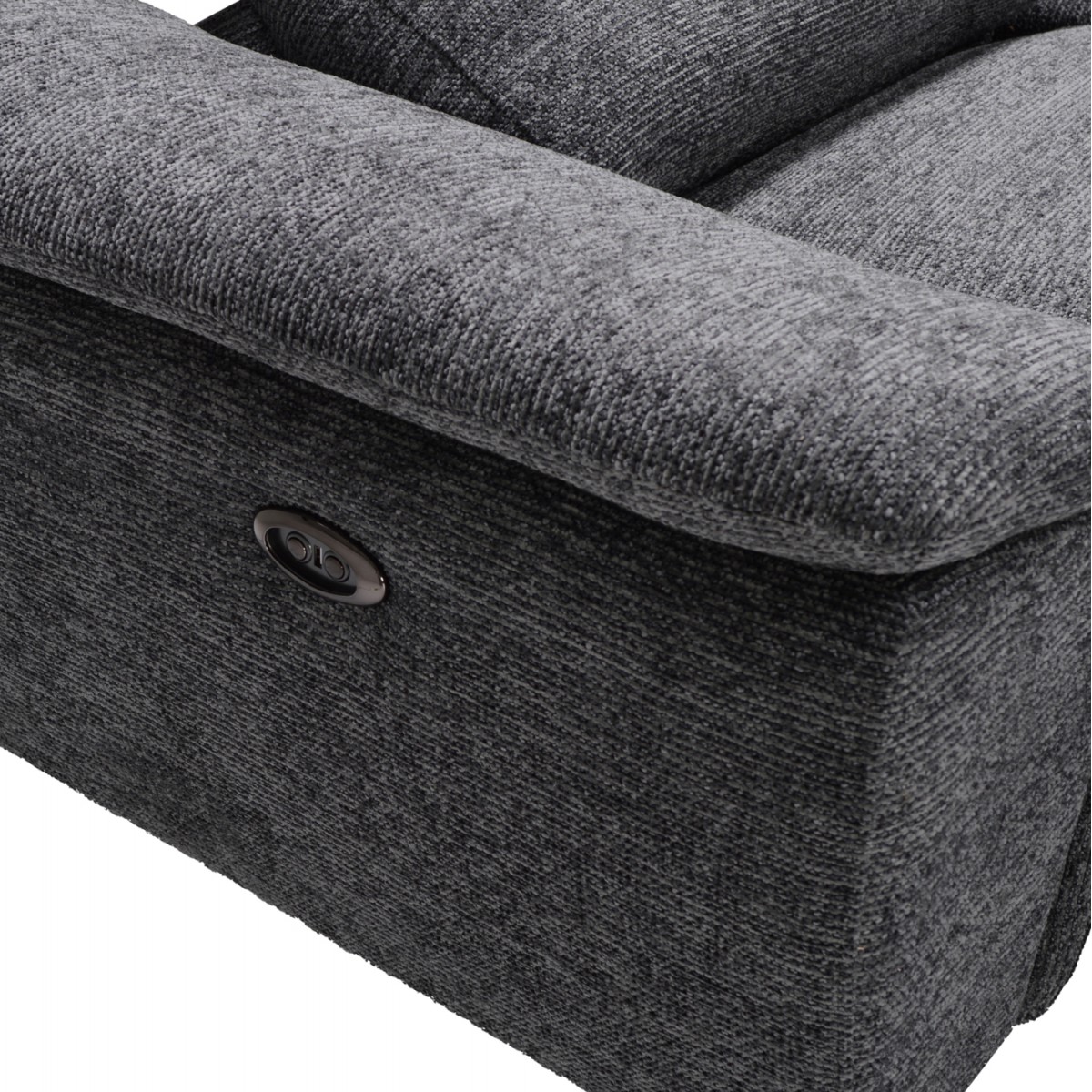 ΚΑΝΑΠΕΣ ΔΕΞΙΑ ΓΩΝΙΑ-ΑΝΑΚΛΙΣΗ & ΑΠΟΘ.ΧΩΡΟΣ-RESTRO HM3339.01R ΓΚΡΙ ΥΦΑΣΜΑ 284x224x76Υεκ