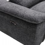 ΚΑΝΑΠΕΣ ΔΕΞΙΑ ΓΩΝΙΑ-ΑΝΑΚΛΙΣΗ & ΑΠΟΘ.ΧΩΡΟΣ-RESTRO HM3339.01R ΓΚΡΙ ΥΦΑΣΜΑ 284x224x76Υεκ