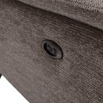 ΚΑΝΑΠΕΣ ΔΕΞΙΑ ΓΩΝΙΑ-ΑΝΑΚΛΙΣΗ & ΑΠΟΘ.ΧΩΡΟΣ-RESTRO HM3339.02R ΜΠΕΖ ΥΦΑΣΜΑ 284x224x76Υ