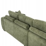 ΚΑΝΑΠΕΣ ΓΩΝΙΑ (ΑΡΙΣΤΕΡΗ) COVEN HM3266.14L ΠΡΑΣΙΝΟ ΥΦΑΣΜΑ 298x102-208x85Υεκ.