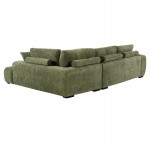 ΚΑΝΑΠΕΣ ΓΩΝΙΑ (ΔΕΞΙΑ) COVEN HM3266.14R ΠΡΑΣΙΝΟ ΥΦΑΣΜΑ 298x102-208x85Υεκ.