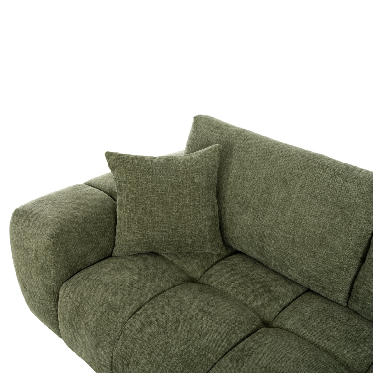 ΚΑΝΑΠΕΣ ΓΩΝΙΑ (ΔΕΞΙΑ) COVEN HM3266.14R ΠΡΑΣΙΝΟ ΥΦΑΣΜΑ 298x102-208x85Υεκ.