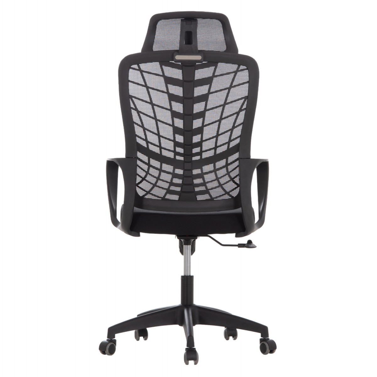 ΚΑΡΕΚΛΑ ΓΡΑΦΕΙΟΥ ELVAR HM1219.01 ΜΑΥΡO MESH--ΒΑΣΗ ΠΟΛΥΠΡΟΠΥΛΕΝΙΟΥ 63x56x125Υεκ