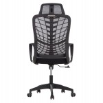 ΚΑΡΕΚΛΑ ΓΡΑΦΕΙΟΥ ELVAR HM1219.01 ΜΑΥΡO MESH--ΒΑΣΗ ΠΟΛΥΠΡΟΠΥΛΕΝΙΟΥ 63x56x125Υεκ