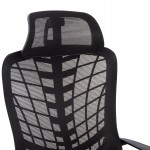 ΚΑΡΕΚΛΑ ΓΡΑΦΕΙΟΥ ELVAR HM1219.01 ΜΑΥΡO MESH--ΒΑΣΗ ΠΟΛΥΠΡΟΠΥΛΕΝΙΟΥ 63x56x125Υεκ