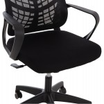 ΚΑΡΕΚΛΑ ΓΡΑΦΕΙΟΥ ELVAR HM1219.01 ΜΑΥΡO MESH--ΒΑΣΗ ΠΟΛΥΠΡΟΠΥΛΕΝΙΟΥ 63x56x125Υεκ