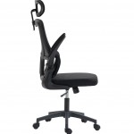 ΚΑΡΕΚΛΑ ΓΡΑΦΕΙΟΥ KESI HM1222.01 ΜΑΥΡO MESH & PP 61x62x125Υεκ.