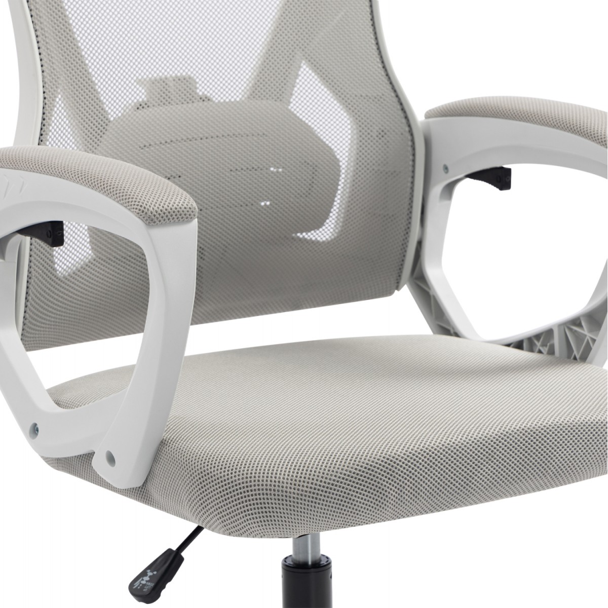 ΚΑΡΕΚΛΑ ΓΡΑΦΕΙΟΥ SALAS HM1223.02 P.P. ΛΕΥΚΟ-ΓΚΡΙ MESH ΥΦΑΣΜΑ 57x71x110-120Υεκ