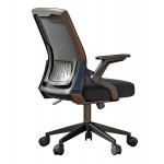 ΚΑΡΕΚΛΑ ΓΡΑΦΕΙΟΥ ZENITH HM1225.01 PP & MESH ΥΦΑΣΜΑ--ΜΑΥΡΟ 58x55x100Υεκ