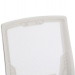 ΚΑΡΕΚΛΑ ΓΡΑΦΕΙΟΥ ZENITH HM1225.02 ΛΕΥΚΟ PP--ΑΝΟΙΧΤΟ ΓΚΡΙ MESH 60x60x92-100Υεκ