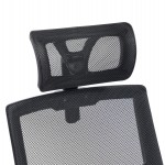 ΚΑΡΕΚΛΑ ΓΡΑΦΕΙΟΥ MATRON HM1226.01 ΜΑΥΡO PP & MESH ΥΦΑΣΜΑ 47x47x128Υεκ