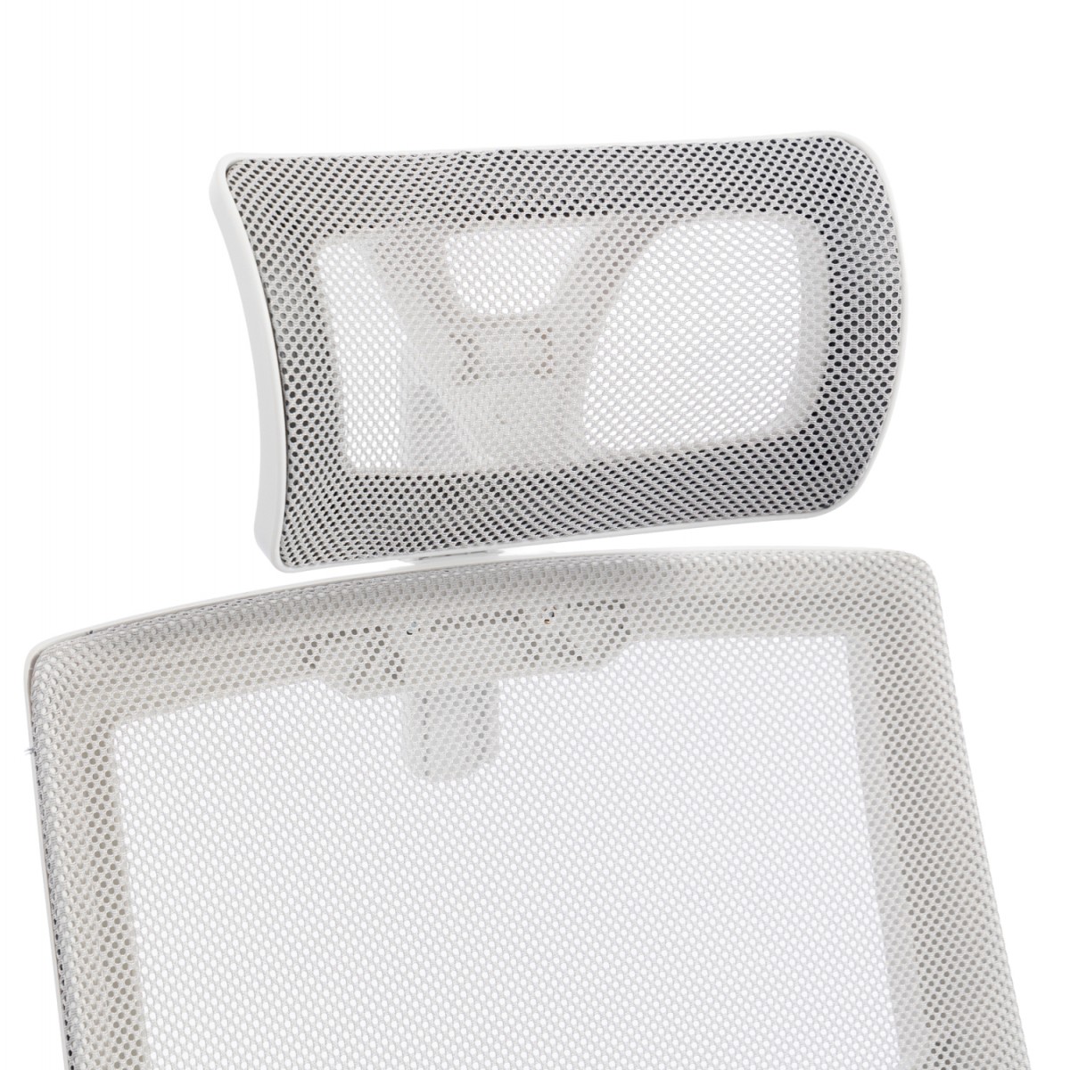 ΚΑΡΕΚΛΑ ΓΡΑΦΕΙΟΥ MATRON HM1226.02 ΛΕΥΚΟ PP--ΑΝΟΙΧΤΟ ΓΚΡΙ MESH 59x55x115Υεκ