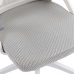ΚΑΡΕΚΛΑ ΓΡΑΦΕΙΟΥ MATRON HM1226.02 ΛΕΥΚΟ PP--ΑΝΟΙΧΤΟ ΓΚΡΙ MESH 59x55x115Υεκ