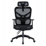 ΚΑΡΕΚΛΑ ΓΡΑΦΕΙΟΥ APEX HM1227.01 ΜΑΥΡO MESH & PP 70x66x113-130Υεκ