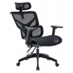 ΚΑΡΕΚΛΑ ΓΡΑΦΕΙΟΥ APEX HM1227.01 ΜΑΥΡO MESH & PP 70x66x113-130Υεκ