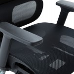 ΚΑΡΕΚΛΑ ΓΡΑΦΕΙΟΥ APEX HM1227.01 ΜΑΥΡO MESH & PP 70x66x113-130Υεκ