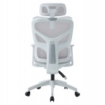 ΚΑΡΕΚΛΑ ΓΡΑΦΕΙΟΥ APEX HM1227.02 ΛΕΥΚΟ PP--ΑΝΟΙΧΤΟ ΓΚΡΙ MESH 68x68x120-130Υεκ