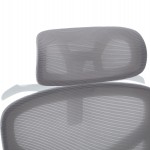 ΚΑΡΕΚΛΑ ΓΡΑΦΕΙΟΥ APEX HM1227.02 ΛΕΥΚΟ PP--ΑΝΟΙΧΤΟ ΓΚΡΙ MESH 68x68x120-130Υεκ
