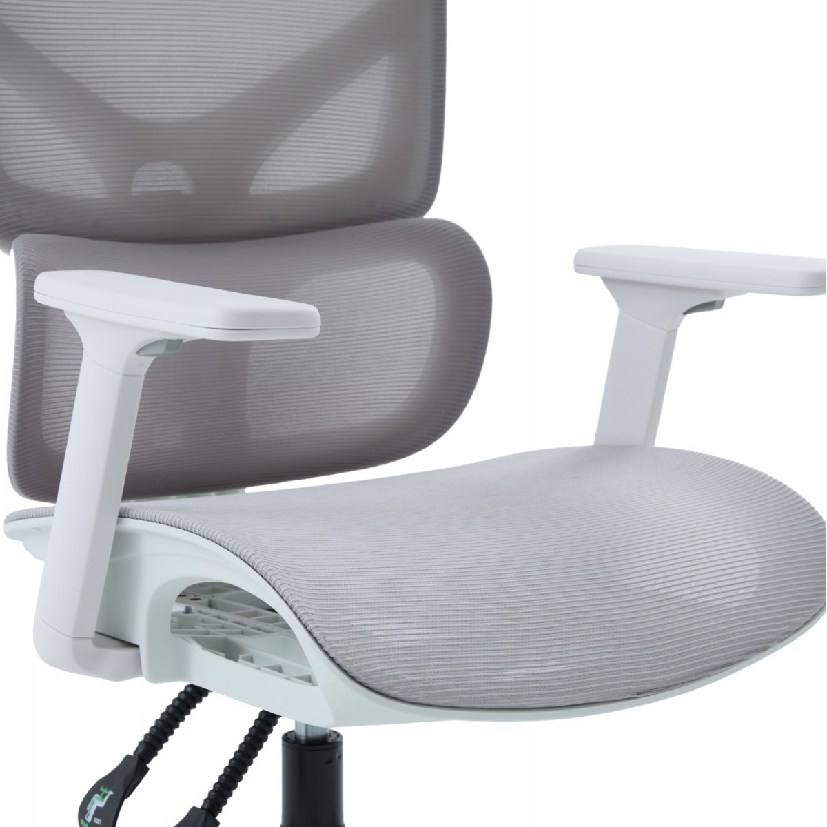 ΚΑΡΕΚΛΑ ΓΡΑΦΕΙΟΥ APEX HM1227.02 ΛΕΥΚΟ PP--ΑΝΟΙΧΤΟ ΓΚΡΙ MESH 68x68x120-130Υεκ