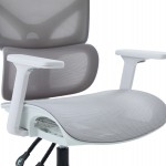 ΚΑΡΕΚΛΑ ΓΡΑΦΕΙΟΥ APEX HM1227.02 ΛΕΥΚΟ PP--ΑΝΟΙΧΤΟ ΓΚΡΙ MESH 68x68x120-130Υεκ