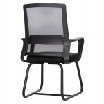 ΚΑΡΕΚΛΑ ΕΠΙΣΚΕΠΤΗ CASTER HM1228.01 PP--MESH--ΜΕΤΑΛΛΟ ΜΑΥΡΟ 46x52x94Υεκ