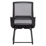 ΚΑΡΕΚΛΑ ΕΠΙΣΚΕΠΤΗ CASTER HM1228.01 PP--MESH--ΜΕΤΑΛΛΟ ΜΑΥΡΟ 46x52x94Υεκ