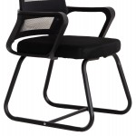 ΚΑΡΕΚΛΑ ΕΠΙΣΚΕΠΤΗ CASTER HM1228.01 PP--MESH--ΜΕΤΑΛΛΟ ΜΑΥΡΟ 46x52x94Υεκ