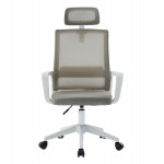 ΚΑΡΕΚΛΑ ΓΡΑΦΕΙΟΥ VELOCITY HM1229.02 ΛΕΥΚΟ PP--ΑΝΟΙΧΤΟ ΓΚΡΙ MESH 61x62x123Υεκ