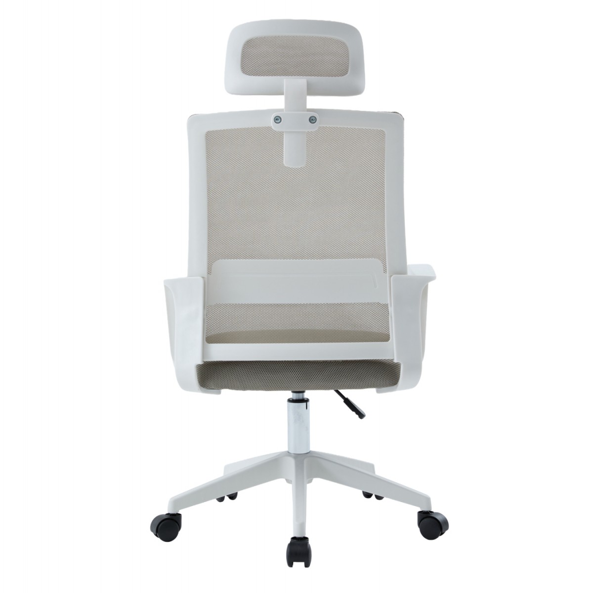 ΚΑΡΕΚΛΑ ΓΡΑΦΕΙΟΥ VELOCITY HM1229.02 ΛΕΥΚΟ PP--ΑΝΟΙΧΤΟ ΓΚΡΙ MESH 61x62x123Υεκ