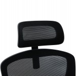 ΚΑΡΕΚΛΑ ΓΡΑΦΕΙΟΥ FLOATER HM1230.01 ΜΑΥΡO MESH & PP 62x62x106-116Υεκ