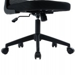 ΚΑΡΕΚΛΑ ΓΡΑΦΕΙΟΥ FLOATER HM1230.01 ΜΑΥΡO MESH & PP 62x62x106-116Υεκ
