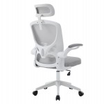 ΚΑΡΕΚΛΑ ΓΡΑΦΕΙΟΥ FLOATER HM1230.02 ΛΕΥΚΟ PP--ΑΝΟΙΧΤΟ ΓΚΡΙ MESH 62x62x106-116Υεκ