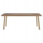 ΤΡΑΠΕΖΙ ΑΛΟΥΜΙΝΙΟΥ TABER HM5131.04 ΚΑΠΟΥΤΣΙΝΟ ΜΕ POLYWOOD TOP 200x100x75Υεκ