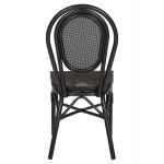 ΚΑΡΕΚΛΑ ΑΛΟΥΜΙΝΙΟΥ TRENT BAMBOO LOOK ΜΕ TEXTLINE 45x57x88 εκ. HM5052