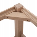 ΣΚΑΜΠΟ ΞΥΛΙΝΟ Χ.ΠΛΑΤΗ ΣΚΕΛΕΤΟΣ ΑΠΟ ΟΞΙΑ ΑΒΑΦΟ HM5583.02 35,5x35,5x78 εκ.