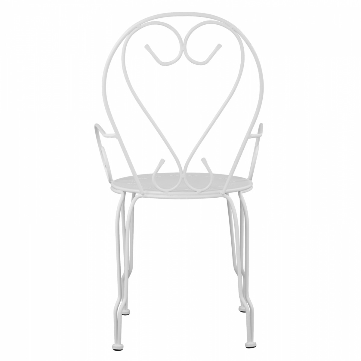 ΚΑΡΕΚΛΑ ΠΟΛΥΘΡΟΝΑ ΜΕΤΑΛΛΙΚΗ AMORE ΛΕΥΚΗ HM5008.12 49x48x90 εκ.