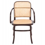 ΠΟΛΥΘΡΟΝΑ VAIANA HM8748 ΞΥΛΟ ΟΞΙΑΣ ΣΕ ΚΑΦΕ-ΠΛΕΞΗ RATTAN ΣΕ ΦΥΣΙΚΟ 55x55x90Yεκ