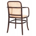 ΠΟΛΥΘΡΟΝΑ VAIANA HM8748 ΞΥΛΟ ΟΞΙΑΣ ΣΕ ΚΑΦΕ-ΠΛΕΞΗ RATTAN ΣΕ ΦΥΣΙΚΟ 55x55x90Yεκ