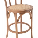 ΣΚΑΜΠΟ ΜΠΑΡ MONTREAL ΞΥΛΙΝΟ ΑΠΟ ΟΞΙΑ DARK HONEY ΜΕ ΨΑΘΑ 41X47X108 HM8749.05