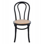 ΞΥΛΙΝΗ ΚΑΡΕΚΛΑ MONTREAL ΤΥΠΟΥ ΒΙΕΝΝΗΣ HM8914.02 ΑΠΟ ΞΥΛΟ ΟΞΙΑΣ ΣΕ ΧΡΩΜΑ ΜΑΥΡΟ 40x40x87Υ εκ.