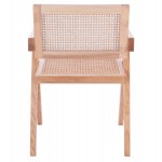 ΞΥΛΙΝΗ ΚΑΡΕΚΛΑ BLAIRE ΜΕ ΜΠΡΑΤΣΑ ΕΡΓΟΣΤΑΣΙΑΚΑ ΜΟΝΤΑΡΙΣΜΕΝΗ HM8916.01 52x50x80Υ εκ.