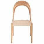 ΚΑΡΕΚΛΑ HM9876 ΞΥΛΟ ΦΡΑΞΙΝΟΣ ΚΑΙ PAPER ROPE 47x52x86,5Υ εκ.