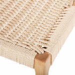 ΚΑΡΕΚΛΑ HM9876 ΞΥΛΟ ΦΡΑΞΙΝΟΣ ΚΑΙ PAPER ROPE 47x52x86,5Υ εκ.