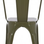 ΚΑΡΕΚΛΑ ΜΕΤΑΛΛΙΚΗ MELITA-PRO HM8641.43 ΣΕ DARK OLIVE GREEN 44x47x84.5Υεκ.