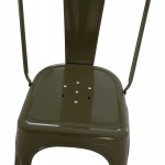 ΚΑΡΕΚΛΑ ΜΕΤΑΛΛΙΚΗ MELITA-PRO HM8641.43 ΣΕ DARK OLIVE GREEN 44x47x84.5Υεκ.